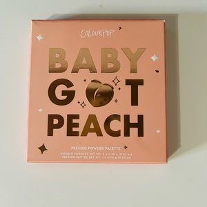 Colourpop eyeshadow palette - baby got peach